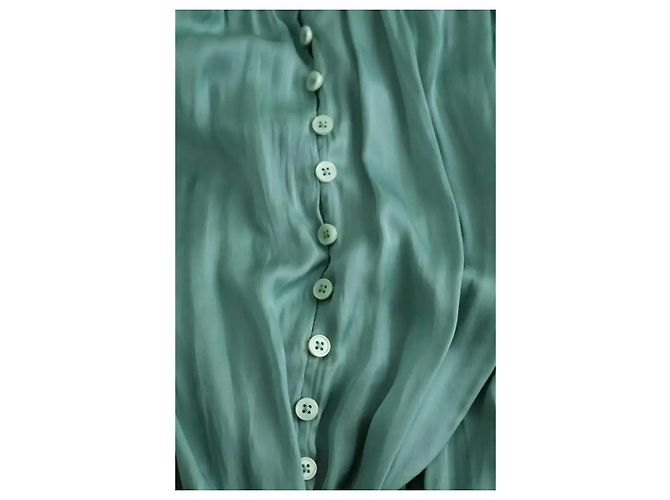 Vestido de seda verde Zadig & Voltaire - vista 6