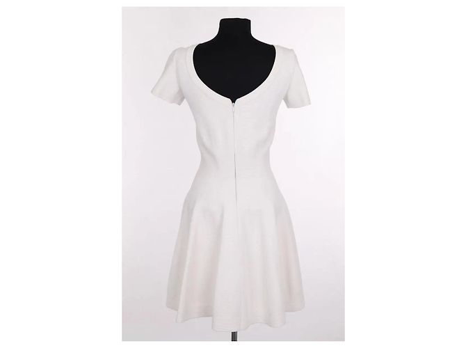 Vestido Alaïa blanco de viscosa - vista 3