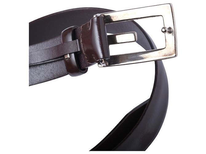Gucci Silberne G-Schnalle Braun Bordeaux - Ansicht 4