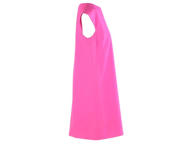 Saint Laurent Cady Shift Kleid in Fuchsia Fuschia - Ansicht 2