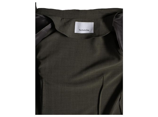 Autre Marque The Frankie shop, blazer acolchoado marrom - vista 6
