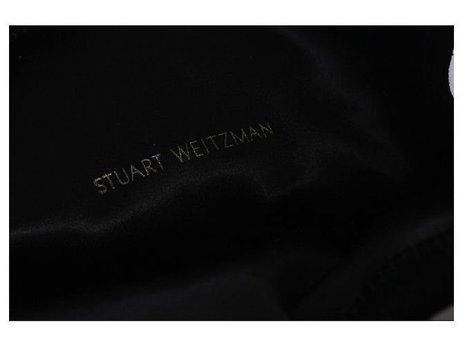 Stuart Weitzman, Overknee-Stiefeletten aus Wildleder mit Absatz Schwarz - Ansicht 9