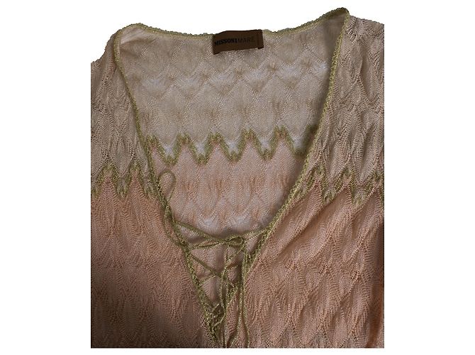 Missoni mare, rosa Strickkleid mit Lurex Pink Golden - Ansicht 6
