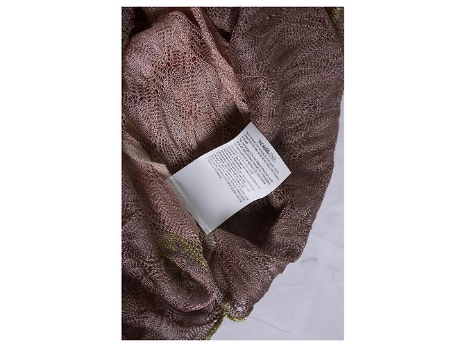 Missoni mare, rosa Strickkleid mit Lurex Pink Golden - Ansicht 7