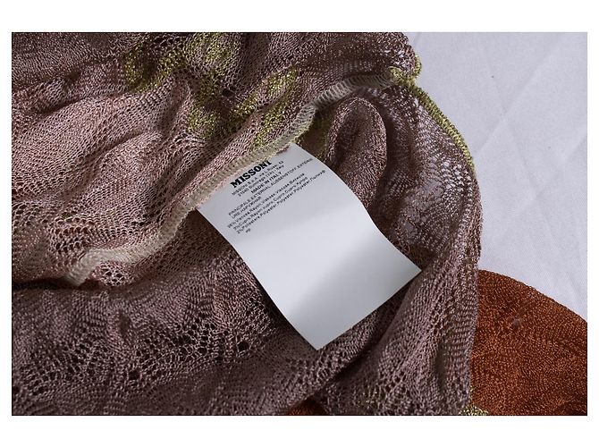 Missoni mare, rosa Strickkleid mit Lurex Pink Golden - Ansicht 8