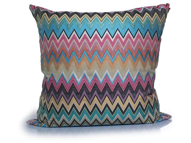 Missoni, cuscino Vince zig zag Multicolore - vista 2