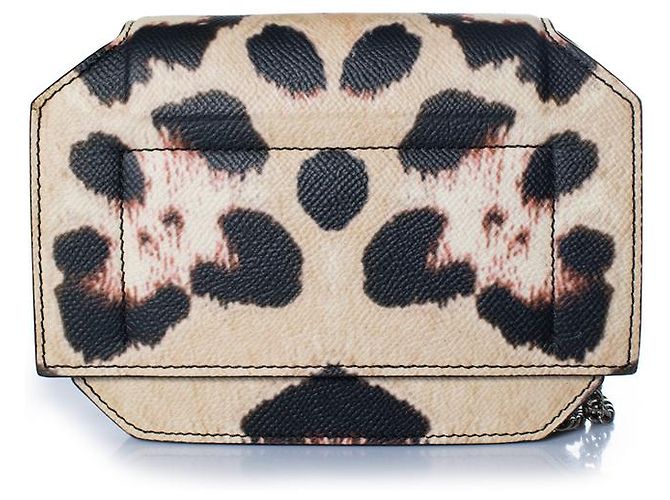 Givenchy, bolsa de ombro com laço de leopardo Preto - vista 3