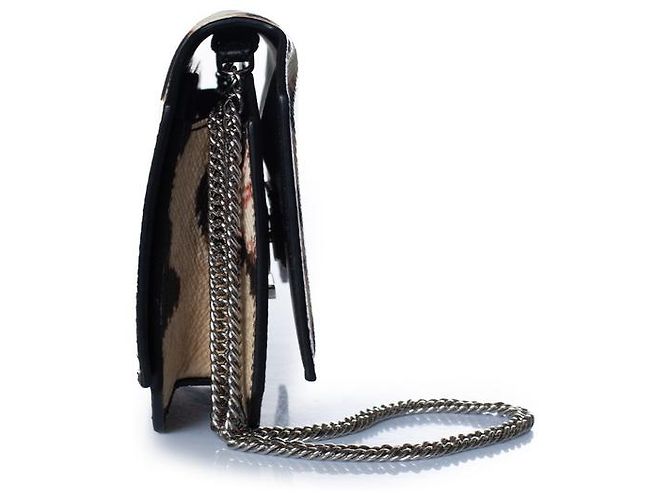Givenchy, bolsa de ombro com laço de leopardo Preto - vista 5