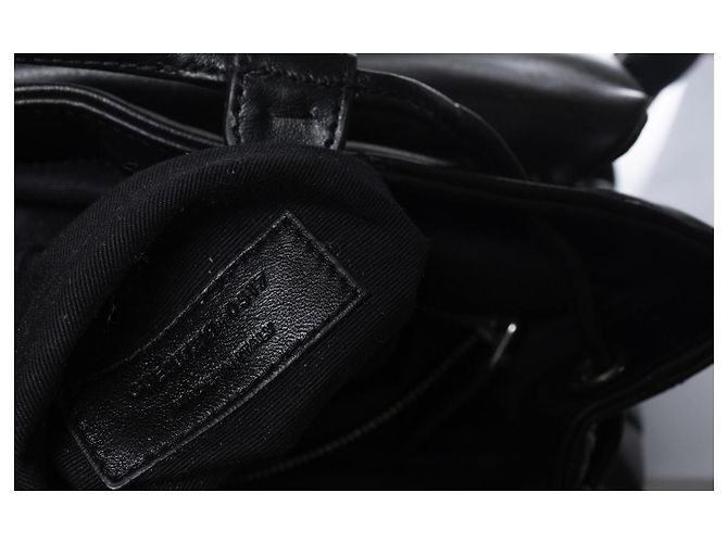Saint Laurent, Loulou gesteppter Chevron-Rucksack Schwarz - Ansicht 10