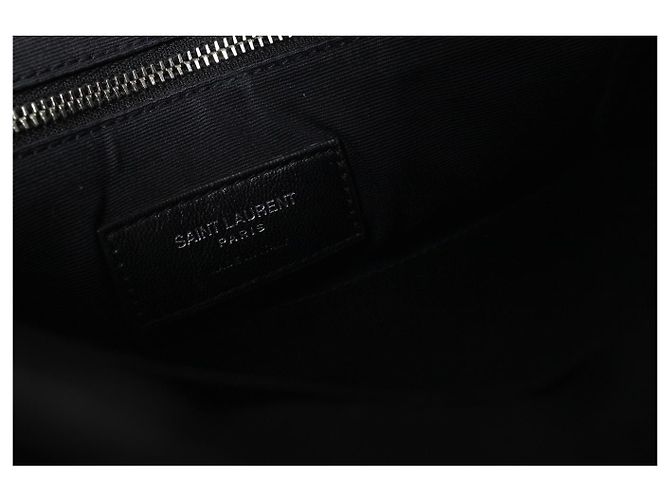 Saint Laurent, Loulou gesteppter Chevron-Rucksack Schwarz - Ansicht 7