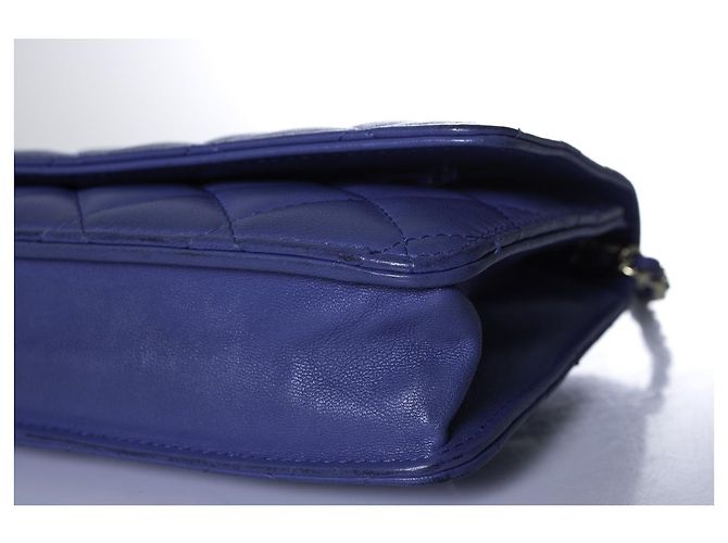 Chanel, Wallet on a Chain in Blau - Ansicht 10