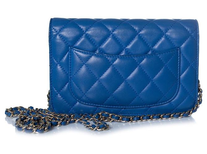 Chanel, Wallet on a Chain in Blau - Ansicht 2