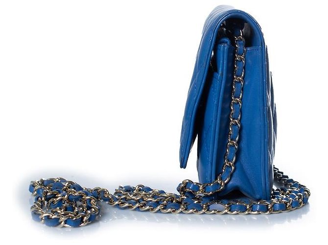 Chanel, Wallet on a Chain in Blau - Ansicht 5