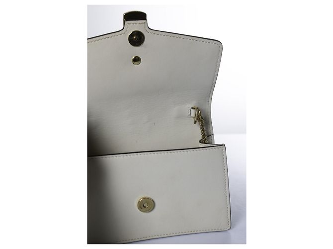 Gucci, bolso Sylvie mini chain en blanco - vista 8