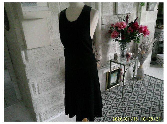Autre Marque Vestido Monoprix negro sin mangas - vista 3