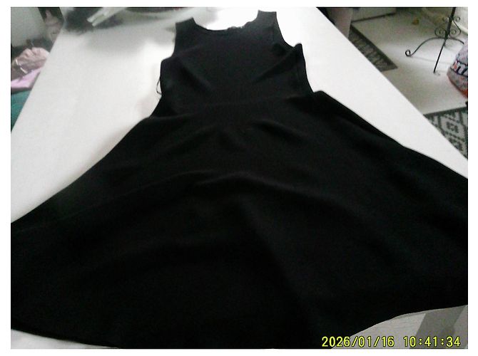 Autre Marque Vestido Monoprix negro sin mangas - vista 5