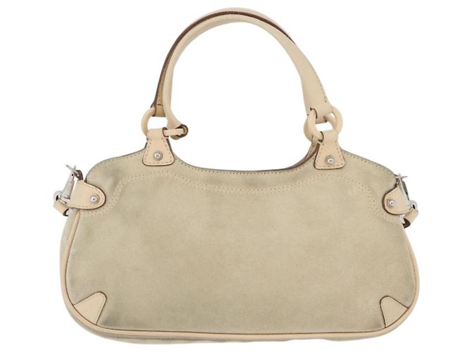 Salvatore Ferragamo Gancini Suede Beige - vista 2