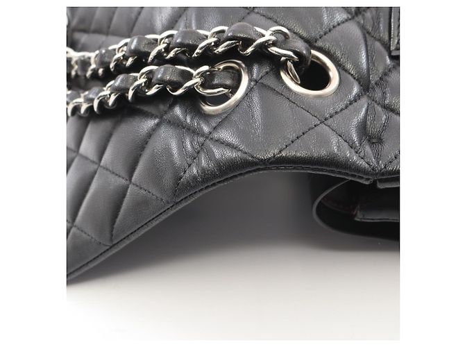 Timeless Borsa a tracolla Chanel Matelassé Double Flap Nero - vista 10