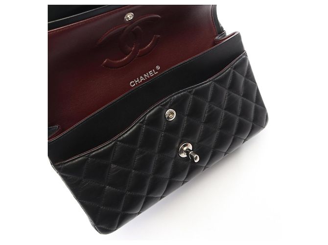 Timeless Borsa a tracolla Chanel Matelassé Double Flap Nero - vista 12