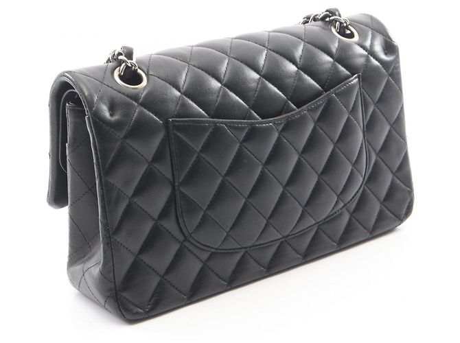 Timeless Borsa a tracolla Chanel Matelassé Double Flap Nero - vista 2
