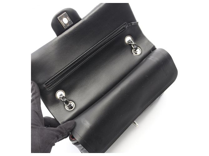 Timeless Borsa a tracolla Chanel Matelassé Double Flap Nero - vista 6