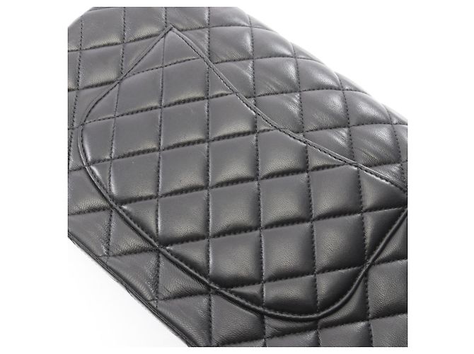 Timeless Borsa a tracolla Chanel Matelassé Double Flap Nero - vista 9