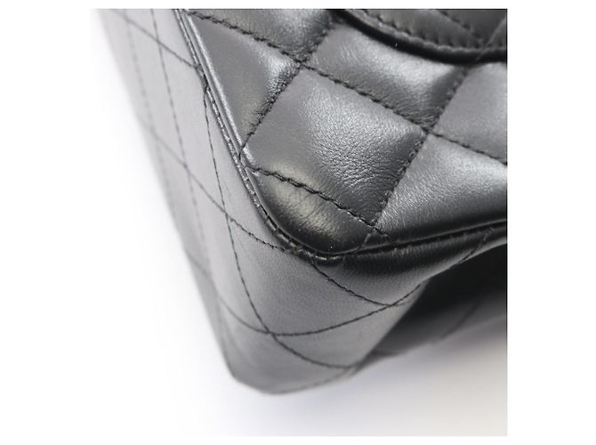 Borsa a tracolla Chanel Matelassé Double Flap Nero - vista 8