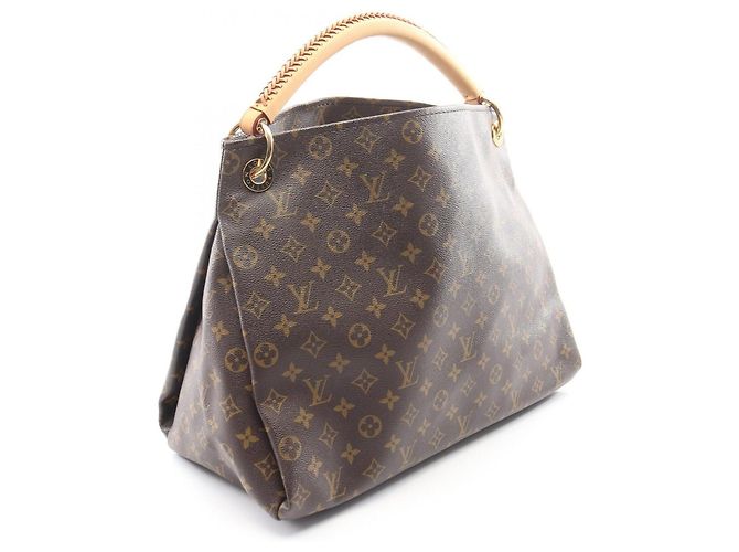 Borsa a Spalla Louis Vuitton Artsy MM Marrone Monogramma - vista 2