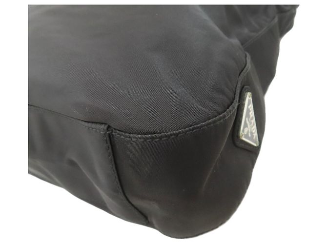 Borsa Tote Prada in nylon nero - vista 13