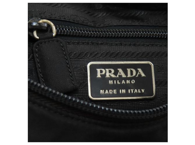 Borsa Tote Prada in nylon nero - vista 6