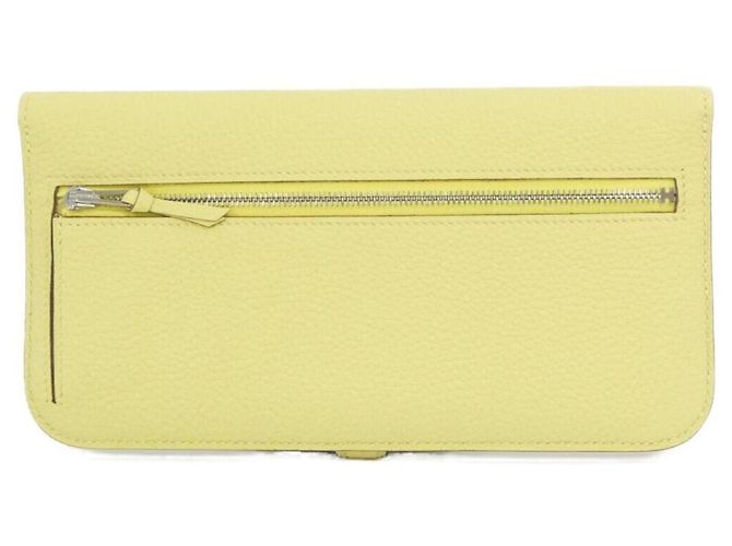 Hermès Hermes Dogon Long Wallet Gelb - Ansicht 2