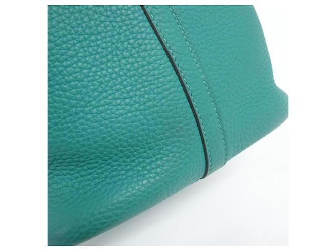 Hermès Borsa Hermes Picotin Lock MM Verde Verde chiaro - vista 3