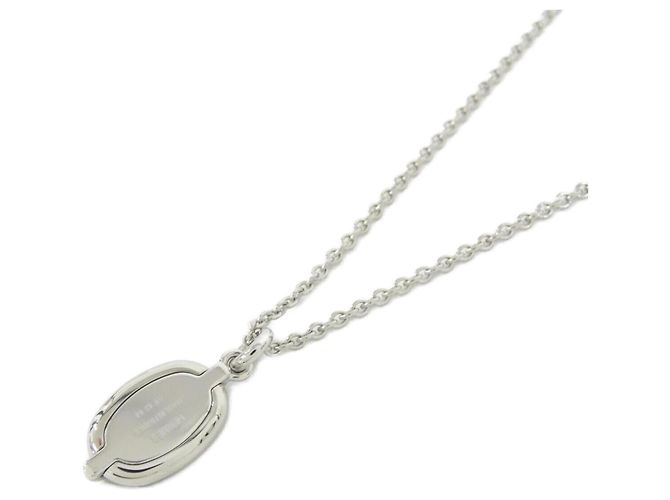 Hermès Collar Hermes Mini Maillon PM Negro Plata - vista 3