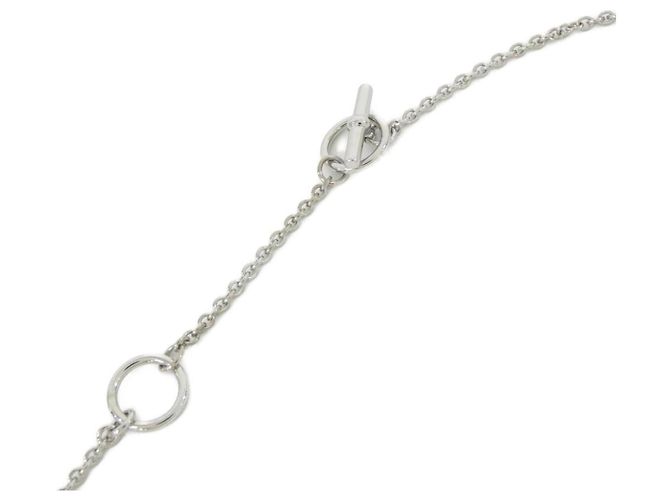 Hermès Collar Hermes Mini Maillon PM Negro Plata - vista 4