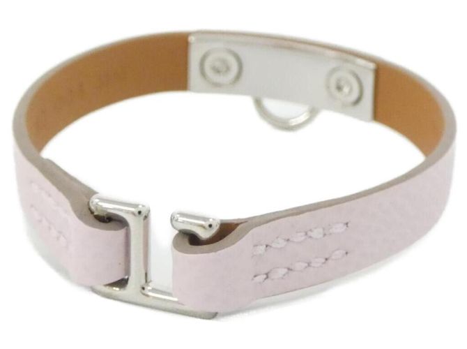 Hermès Pulsera Mini Charm Rival Hermes Plata Rosa - vista 2