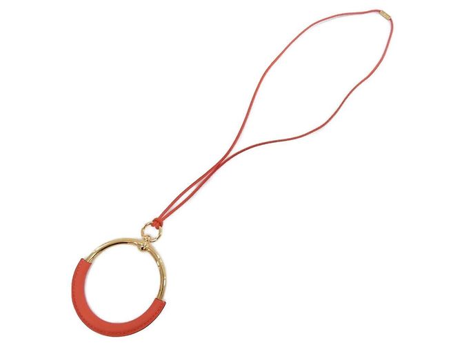 Hermès Hermes Loop 072933CD Necklace Golden Orange - view 2