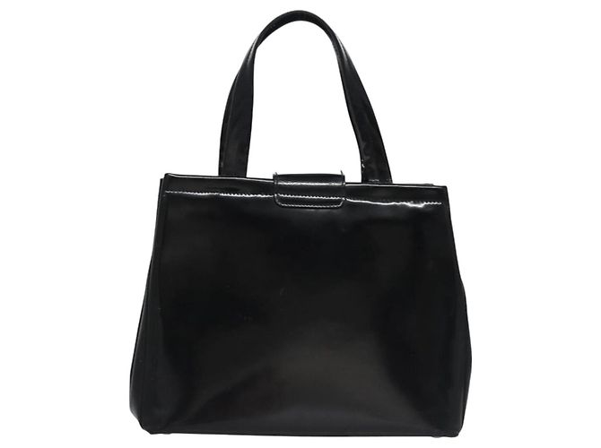 Salvatore Ferragamo Vala Leather Nero - vista 2