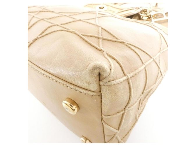Borsa Christian Dior Granville Beige - vista 3