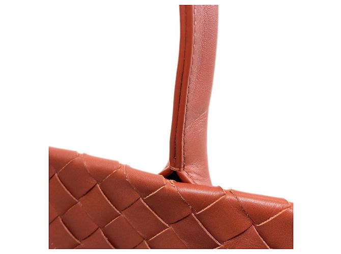 Borsa Tote Cabas Intrecciato Bottega Veneta Marrone - vista 8