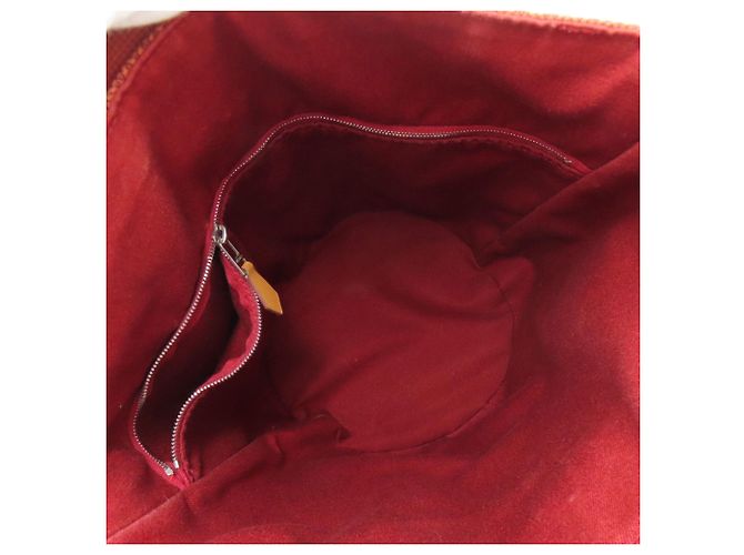 Borsa Hermès Saxon MM Marrone Toile H - vista 5