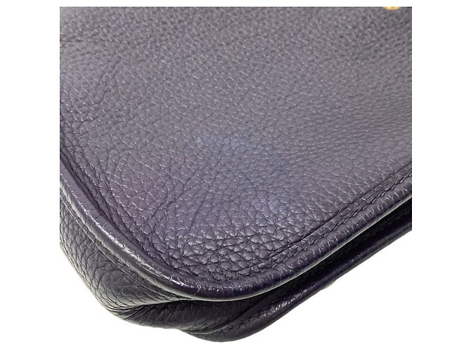 Hermès Borsa a tracolla Hermes Evelyne TPM Blu navy - vista 10