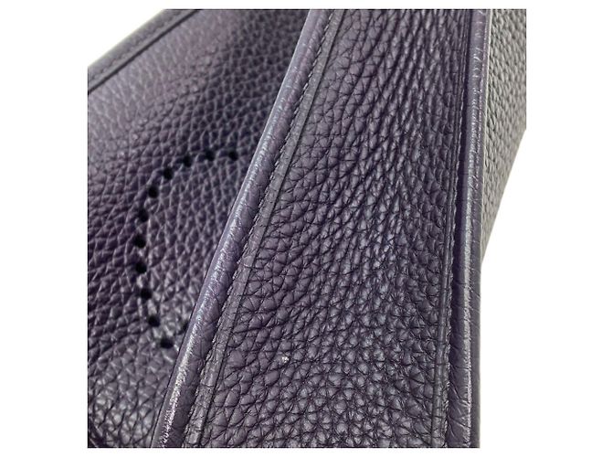 Hermès Borsa a tracolla Hermes Evelyne TPM Blu navy - vista 11