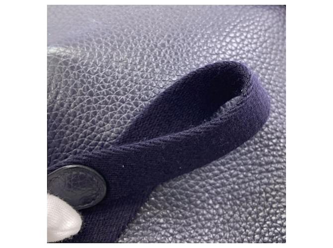 Hermès Borsa a tracolla Hermes Evelyne TPM Blu navy - vista 16