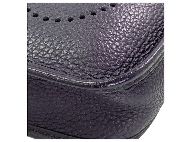 Hermès Borsa a tracolla Hermes Evelyne TPM Blu navy - vista 17