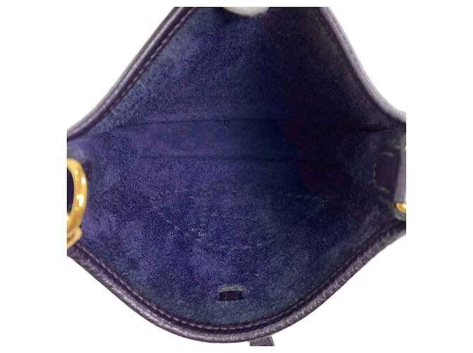 Hermès Borsa a tracolla Hermes Evelyne TPM Blu navy - vista 5