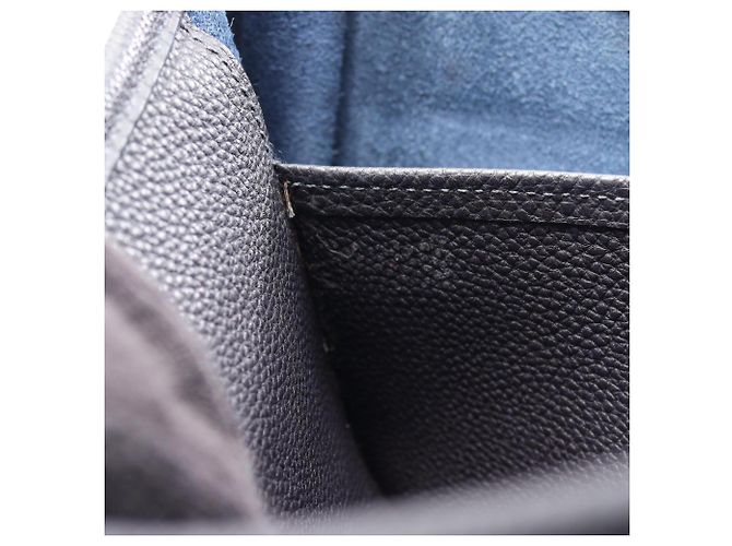 Hermès Borsa a tracolla Hermes Evelyne 1 PM in pelle Togo blu navy - vista 11