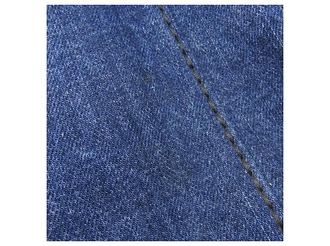 Borsa Prada Canapa Denim Blu - vista 12