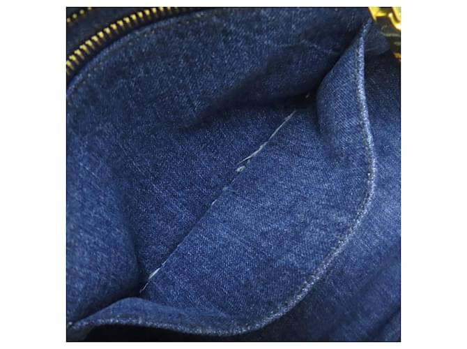 Borsa Prada Canapa Denim Blu - vista 9