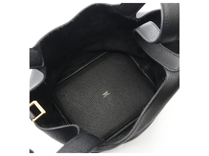 Hermès Borsa Hermes Picotin Lock MM Nero - vista 3