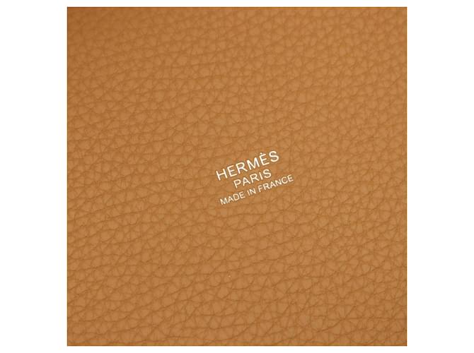 Hermès Borsa Hermes Picotin Lock PM Biscuit Beige - vista 4